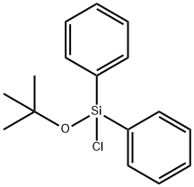 叔丁氧基二苯基氯硅烷 结构式