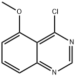 4-氯-5-甲氧基喹唑啉 结构式