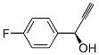 Benzenemethanol, alpha-ethynyl-4-fluoro-, (alphaS)- (9CI) 结构式