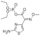 4-THIAZOLEACETIC ACID, 2-AMINO-ALPHA-(METHOXYIMINO)-, ANHYDRIDE WITH DIETHYL HYDROGEN PHOSPHATE, (Z)- 结构式