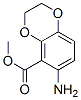 1,4-Benzodioxin-5-carboxylicacid,6-amino-2,3-dihydro-,methylester(9CI) 结构式