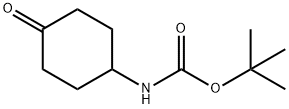 4-N-Boc-氨基环己酮 结构式