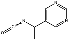 Pyrimidine, 5-(1-isocyanatoethyl)- (9CI) 结构式