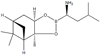 (ALPHAR,3AS,4S,6S,7AR)-六氢-3A,5,5-三甲基-ALPHA-(2-甲基丙基)-4,6-甲桥-1,3,2-苯并二氧杂硼杂环戊烯-2-甲胺 结构式