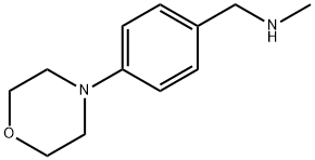 N-甲基(4-吗啉-4-基苄)胺 结构式