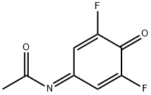 Acetamide,  N-(3,5-difluoro-4-oxo-2,5-cyclohexadien-1-ylidene)- 结构式