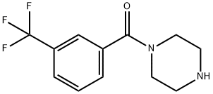 1-哌嗪[3-(三氟甲基)苯基]甲酮 结构式