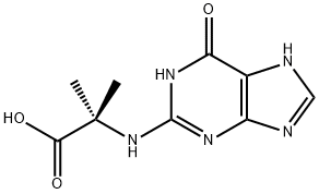 Alanine,  N-(6,7-dihydro-6-oxo-1H-purin-2-yl)-2-methyl-  (9CI) 结构式