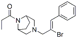 3-(2-Bromo-3-phenylallyl)-8-propionyl-3,8-diazabicyclo[3.2.1]octane 结构式