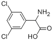 3,5-二氯苯甘氨酸 结构式