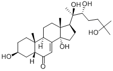 2-DEOXY-20-HYDROXYECDYSONE 结构式