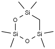 2,2,4,4,6,6-Hexamethyl-1,3-dioxa-2,4,6-trisilacyclohexane 结构式
