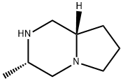 (3S,8aS)-3-Methyl-octahydropyrrolo[1,2-
a]piperazine 结构式
