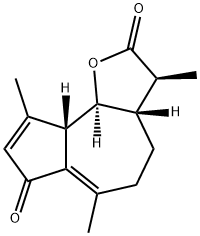 (3S,3AS,9AS,9BS)-3,3A,4,5,9A,9B-六氢-3,6,9-三甲基并[4,5-B]呋喃-2,7-二酮 结构式