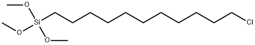 11 - 氯十一烷基三甲氧基硅烷 结构式