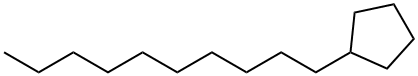 DECYLCYCLOPENTANE 结构式