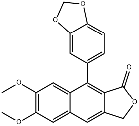 爵床脂素 B 结构式
