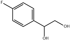 1,2-ETHANEDIOL, 1-(P-FLUOROPHENYL)- 结构式