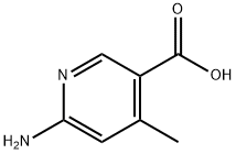2-氨基-4-甲基吡啶-5-甲酸 结构式