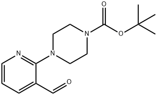 tert-Butyl 4-(3-formylpyridin-2-yl)piperazine-1-carboxylate 结构式