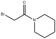 1-(溴乙酰基)哌啶 结构式