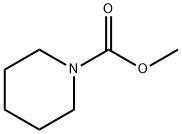 哌啶-1-羧酸甲酯 结构式