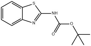 苯并[D]噻唑-2-基氨基甲酸叔丁酯 结构式