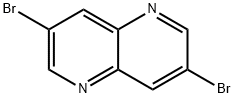 3,7-二溴-1,5-萘啶 结构式