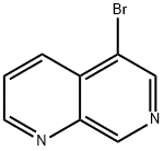 5-溴-1,7-萘啶 结构式