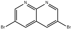 3,6-二溴-1,8-萘啶 结构式