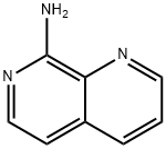 8-氨基-1,7-萘啶 结构式