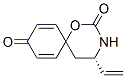 1-Oxa-3-azaspiro[5.5]undeca-7,10-diene-2,9-dione,4-ethenyl-,(S)-(9CI) 结构式