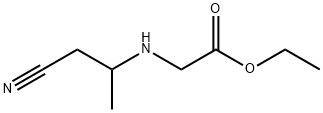 Glycine, N-(2-cyano-1-methylethyl)-, ethyl ester (9CI) 结构式