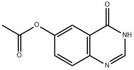 4-羟基喹唑啉-6-基乙酸酯 结构式