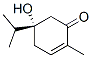 2-Cyclohexen-1-one,5-hydroxy-2-methyl-5-(1-methylethyl)-,(5S)-(9CI) 结构式