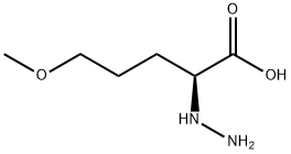 Pentanoic acid, 2-hydrazino-5-methoxy-, (S)- (9CI) 结构式