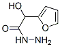 2-Furanacetic  acid,  -alpha--hydroxy-,  hydrazide 结构式