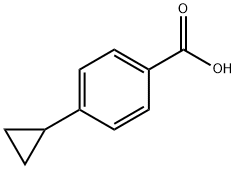 4-环丙基苯甲酸 结构式