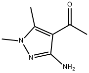 Ethanone, 1-(3-amino-1,5-dimethyl-1H-pyrazol-4-yl)- (9CI) 结构式
