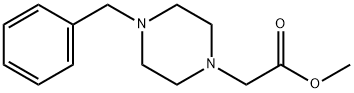2-(4-苄基哌嗪-1-基)乙酸甲酯 结构式