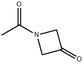 1-乙酰氮杂环丁烷-3-酮 结构式