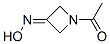 3-Azetidinone,1-acetyl-,3-oxime(9CI) 结构式