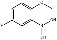 5-氟-2-甲氧基苯硼酸 结构式
