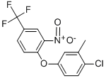 1-(4-氯-3-甲基苯氧基)-2-硝基-4-(三氟甲基)苯 结构式