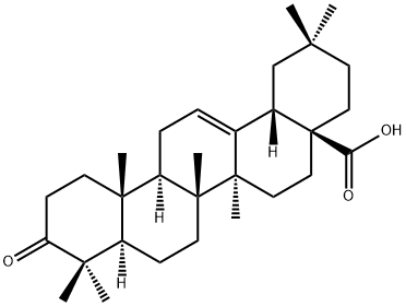 齐墩果酮酸 结构式