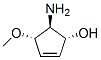 2-Cyclopenten-1-ol,5-amino-4-methoxy-,(1alpha,4alpha,5beta)-(9CI) 结构式