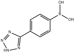 4-(TETRAZOL-5-YL)PHENYLBORONIC ACID 结构式