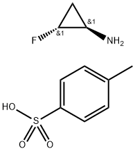 反式-2-氟环丙胺4-甲基苯磺酸酯 结构式