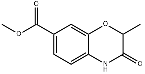 methyl 2-methyl-3-oxo-3,4-dihydro-2H-1,4-benzoxazine-7-carboxylate 结构式