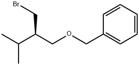 (R)-((2-(溴甲基)-3-甲基丁氧基)甲基)苯 结构式